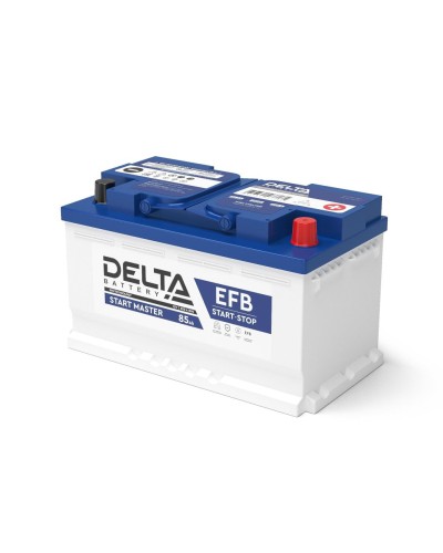 Delta START MASTER EFB 1285 (85 Ah). Аккумулятор автомобильный герметичный свинцово-кислотный. Delta в Комсомольске-на-Амуре