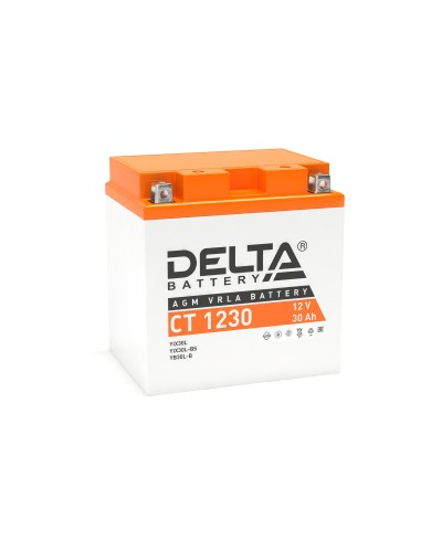 Delta CT 1230. Аккумулятор герметичный свинцово-кислотный стартерный. Delta в Комсомольске-на-Амуре