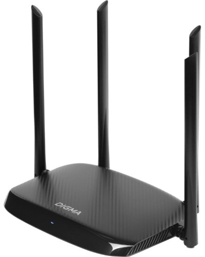 DWR-AC1202 AC1200 10/100/1000BASE-TX черный. Роутер беспроводной. Digma в Комсомольске-на-Амуре