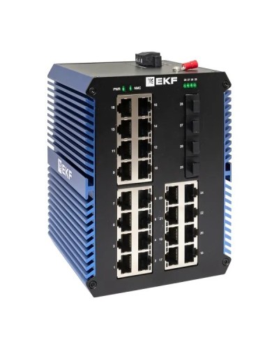 TSX-U-4GX/SFP-24GTP. Промышленный неуправляемый коммутатор. EKF в Комсомольске-на-Амуре