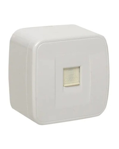 Минск Розетка RJ-45 1-местная ОП 1А (EGK01-035-10). Розетка RJ-45 1-местная ОП 1А. EKF в Комсомольске-на-Амуре