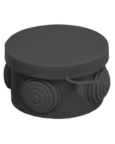 КМР-040-038 с крышкой (65х40) чёрная IP54 (plc-kmr-040-038-b). Коробка распределительная. EKF в Комсомольске-на-Амуре