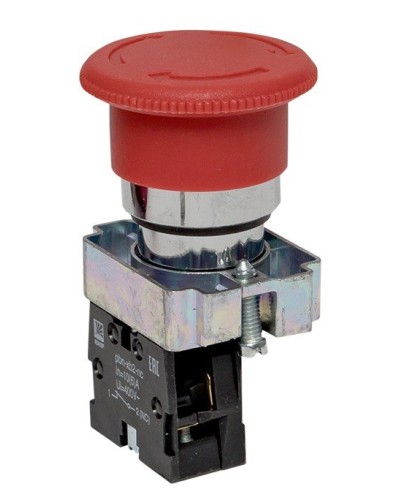 BS542 поворотная красная грибок NC (xb2-bs542). Кнопка поворотная красная грибок. EKF в Комсомольске-на-Амуре