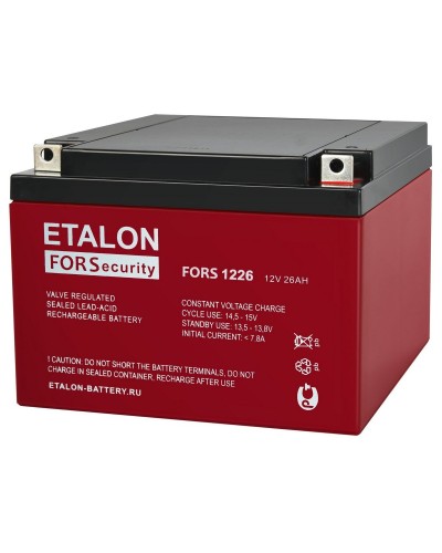 ETALON FORS 1226. Аккумулятор герметичный свинцово-кислотный. ETALON в Комсомольске-на-Амуре