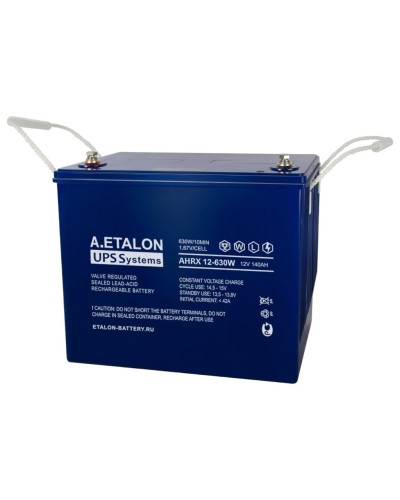 A.ETALON AHRX 12-630W (140). Аккумулятор герметичный свинцово-кислотный. ETALON в Комсомольске-на-Амуре