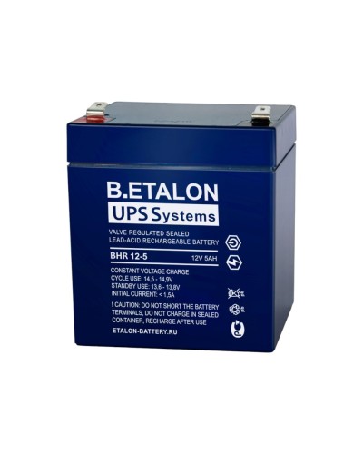 B.ETALON BHR 12-5. Аккумулятор герметичный свинцово-кислотный. ETALON в Комсомольске-на-Амуре