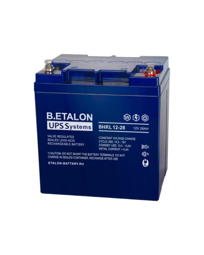 B.ETALON BHRL 12-28. Аккумулятор герметичный свинцово-кислотный. ETALON в Комсомольске-на-Амуре