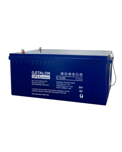G.ETALON GL 12-200. Аккумулятор герметичный свинцово-кислотный. ETALON в Комсомольске-на-Амуре