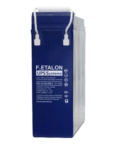 F.ETALON FTE 12-125 PRO X. Аккумулятор герметичный свинцово-кислотный. ETALON в Комсомольске-на-Амуре