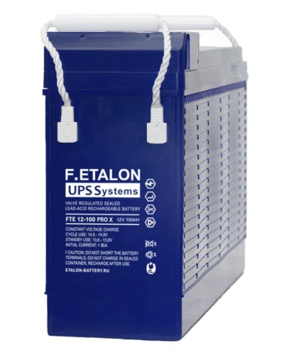F.ETALON FTE 12-100 PRO X. Аккумулятор герметичный свинцово-кислотный. ETALON в Комсомольске-на-Амуре