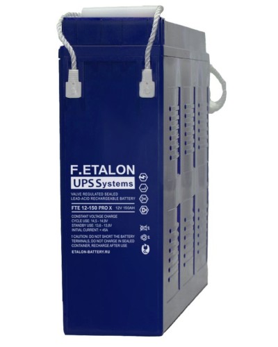 F.ETALON FTE 12-150 PRO X. Аккумулятор герметичный свинцово-кислотный. ETALON в Комсомольске-на-Амуре