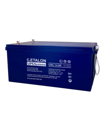 C.ETALON CHRL 12-250. Аккумулятор герметичный свинцово-кислотный. ETALON в Комсомольске-на-Амуре