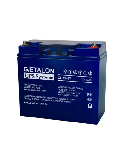 G.ETALON GL 12-17. Аккумулятор герметичный свинцово-кислотный. ETALON в Комсомольске-на-Амуре