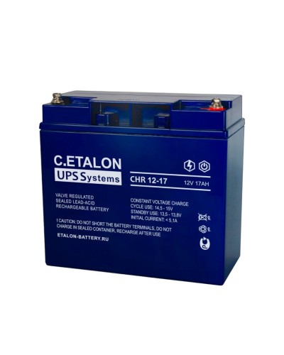 C.ETALON CHR 12-17. Аккумулятор герметичный свинцово-кислотный. ETALON в Комсомольске-на-Амуре