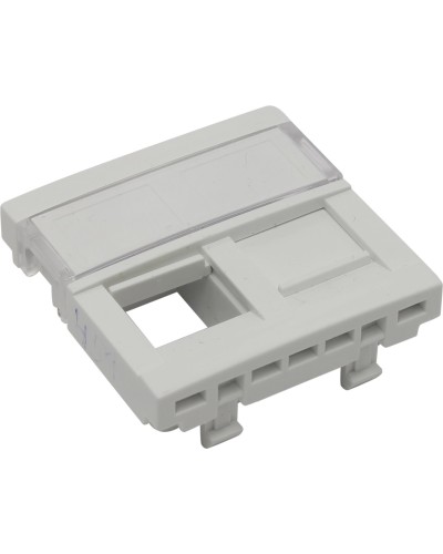 Вставка для 2-х модулей под RJ-45 кат.5e UTP, белая (45971 SBR): Вставка для 2-х модулей в Комсомольске-на-Амуре