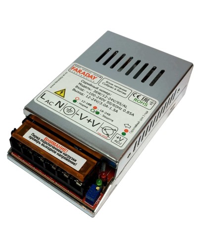 36W/12-24V/95AL. Импульсный блок питания. FARADAY в Комсомольске-на-Амуре