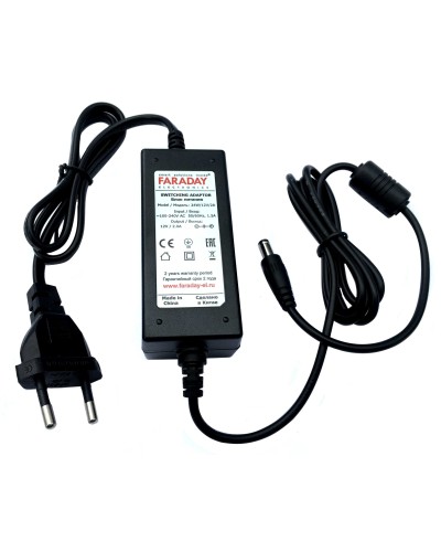 24W/12V/2A. Импульсный блок питания в пластиковом корпусе. FARADAY в Комсомольске-на-Амуре