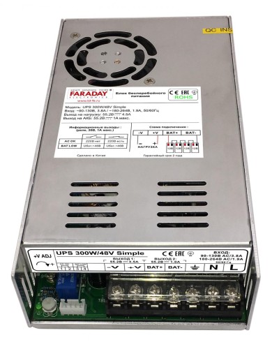 UPS 300W/48V Simple. Блок бесперебойного питания. FARADAY в Комсомольске-на-Амуре
