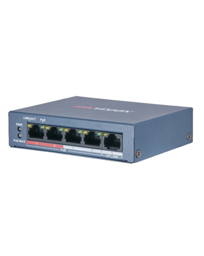 DS-3E0105P-E/M(B). Коммутатор с питанием POE. Hikvision в Комсомольске-на-Амуре
