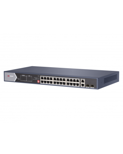 DS-3E0528HP-E. Коммутатор с питанием POE. Hikvision в Комсомольске-на-Амуре