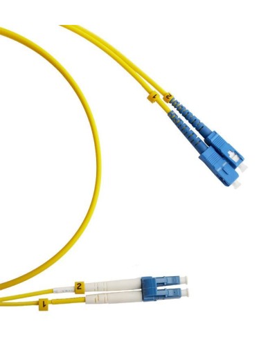 FC-D2-9-LC/UR-SC/UR-H-3M-LSZH-YL. Патч-корд волоконно-оптический LC/UPC-SC/UPC. Hyperline в Комсомольске-на-Амуре