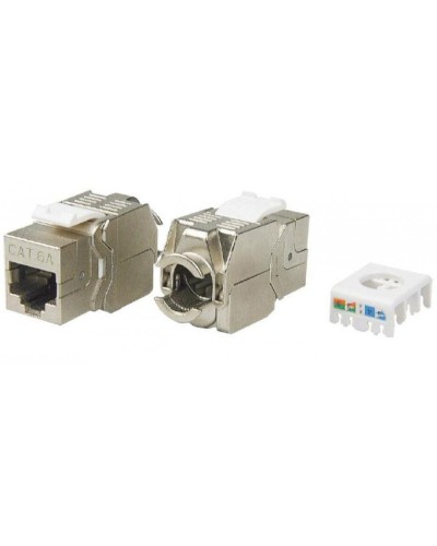 KJ8-8P8C-C6A-180-TLS-SH-F-WH. Вставка Keystone Jack RJ-45. Hyperline в Комсомольске-на-Амуре