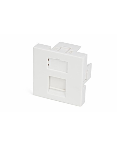 SIP2-1K-M45-45. Вставка 45х45 для 1 модуля формата Keystone Jack, со шторкой. Hyperline в Комсомольске-на-Амуре