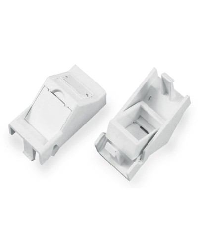 SIP2A-1K-M45-22.5. Вставка угловая 45x22.5 (аналог Mosaic) для 1 модуля формата Keystone Jack. Hyperline в Комсомольске-на-Амуре