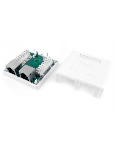 SB1-2-8P8C-C6-SH-WH. Розетка RJ-45. Hyperline в Комсомольске-на-Амуре