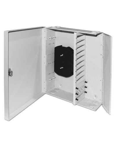 FO-WBX-12xSLT-W140H42-96UN-GY. Кросс оптический настенный. Hyperline в Комсомольске-на-Амуре