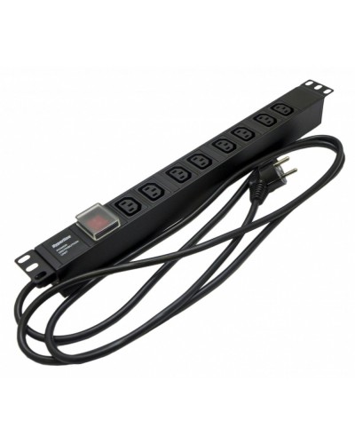 SHE19-8IEC-S-2.5EU. Блок розеток 19. Hyperline в Комсомольске-на-Амуре
