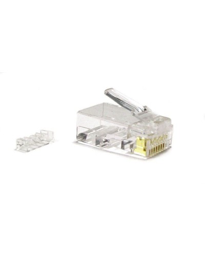 PLUG-8P8C-UV-C6-SH-100 (100 шт). Разъем RJ-45. Hyperline в Комсомольске-на-Амуре