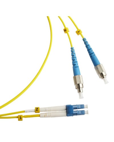 FC-D2-9-FC/UR-LC/UR-H-3M-LSZH-YL. Патч-корд волоконно-оптический FC/UPC-LC/UPC. Hyperline в Комсомольске-на-Амуре