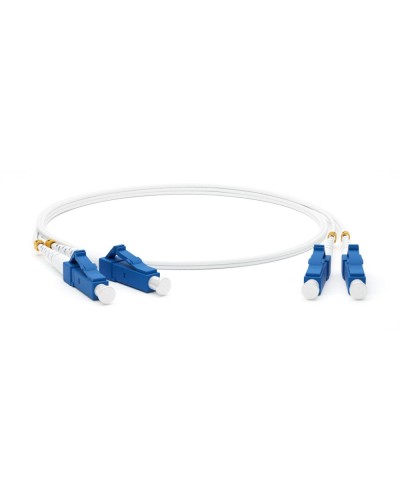 FC-D2-9A1-LC/UR-LC/UR-H-2M-LSZH-WH. Патч-корд волоконно-оптический одномодовый. Hyperline в Комсомольске-на-Амуре