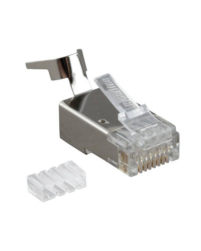 PLUG-8P8C-UV-C6-TW-SH-10 (10 шт). Разъем RJ-45. Hyperline в Комсомольске-на-Амуре