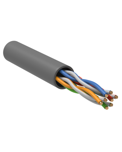 GENERICA U/UTP кат. 5E 100МГц 4 пары PVC INDOOR серый (BC1-C5E04-111-100-G). Кабель «витая пара» (LAN) для структурированных систем связи. IEK в Комсомольске-на-Амуре
