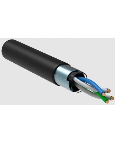 GENERICA F/UTP 5E 24AWG 2PR LDPE 1м черный 305м (BC3-C5E02-339-305-R-G). Кабель «витая пара» (LAN) для структурированных систем связи. IEK в Комсомольске-на-Амуре