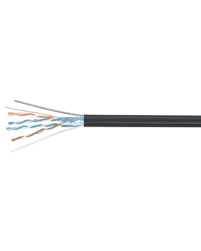 GENERICA F/UTP кат. 5E 100МГц 4 пары LDPE OUTDOOR трос 1,2мм черный (BC3-C5E04-359-305-G). Кабель «витая пара» (LAN) для структурированных систем связи. IEK в Комсомольске-на-Амуре
