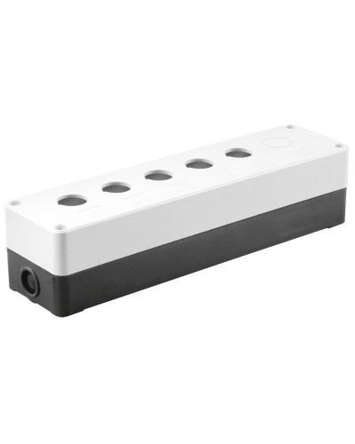 Корпус КП105(6) для кнопок 5(6) мест белый (BKP10-6-K01). Корпус для кнопочных постов. IEK в Комсомольске-на-Амуре