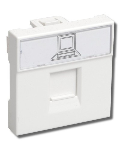 РКИ-20-00-П RJ-45 UTP белая (CKK-40D-RI2-K01). Розетка информационная 2 модуля ПРАЙМЕР. IEK в Комсомольске-на-Амуре