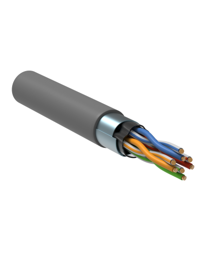 GENERICA F/UTP кат.5E 24AWG 4 пары LSZH серый (BC1-C5E04-321-305-R-G). Кабель «витая пара» (LAN) для структурированных систем связи. IEK в Комсомольске-на-Амуре