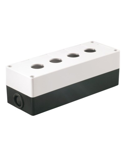 Корпус КП104 для кнопок 4 места белый (BKP10-4-K01). Корпус для кнопочных постов. IEK в Комсомольске-на-Амуре