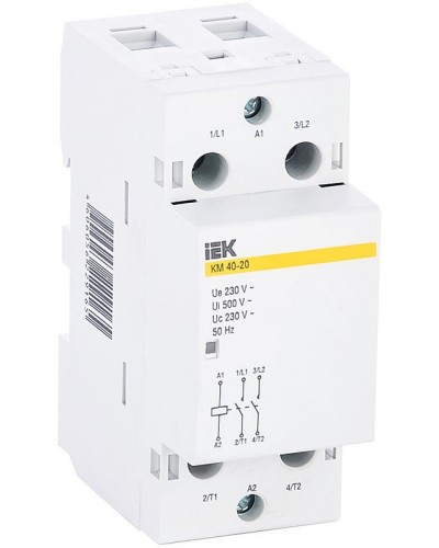 Контактор модульный КМ40-20 AC (MKK11-40-20). Контактор модульный. IEK в Комсомольске-на-Амуре