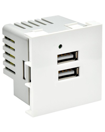Розетка USB A+A 4,2А PRIMER РКЮ-23-40-П белый IEK PR-KK40D-RU-0-2-AA-K01). Розетка USB. IEK в Комсомольске-на-Амуре