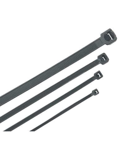 HKB-W48-L200 (100 шт). Хомут кабельный ХКн 4,8х200мм нейлон черный. ITK в Комсомольске-на-Амуре