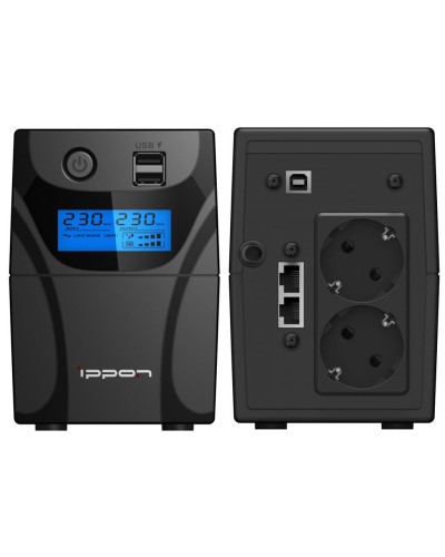 Ippon Back Power Pro II 850 Euro (1005575). Источник бесперебойного питания. Ippon в Комсомольске-на-Амуре