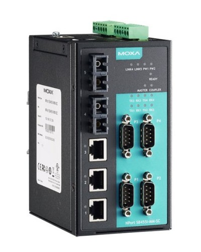NPort S8455I-SS-SC. 4-портовый преобразователь. MOXA в Комсомольске-на-Амуре