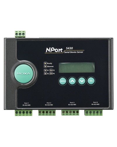 NPort 5430. 4-портовый асинхронный сервер. MOXA в Комсомольске-на-Амуре