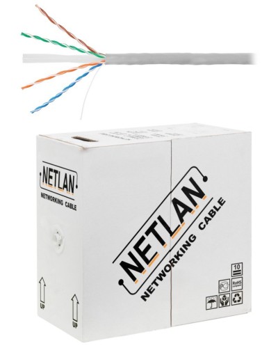 U/UTP 4pair, Cat6, Solid, In, PVC (EC-UU004-6-PVC-GY). Кабель «витая пара» (LAN) для структурированных систем связи. NETLAN в Комсомольске-на-Амуре