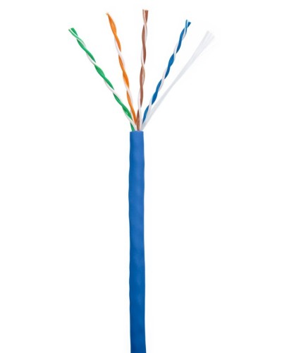 U/UTP 4pair, Cat5e, In, PVC (CCA-UU004-5E-PVC-BL). Кабель «витая пара» (LAN) для структурированных систем связи. NETLAN в Комсомольске-на-Амуре